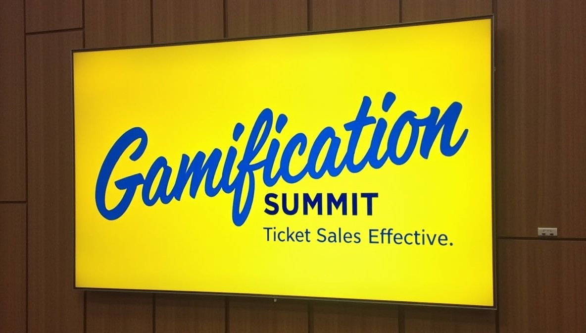 gamificationsummit ticket sales effective